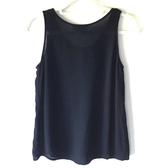 Aura Black Rayon Tank - Picture 2 of 2